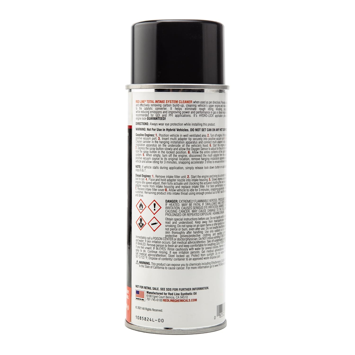 Red Line 17020 Service Chemicals Total Intake System Cleaner, 12 Ounces (1 Pack)