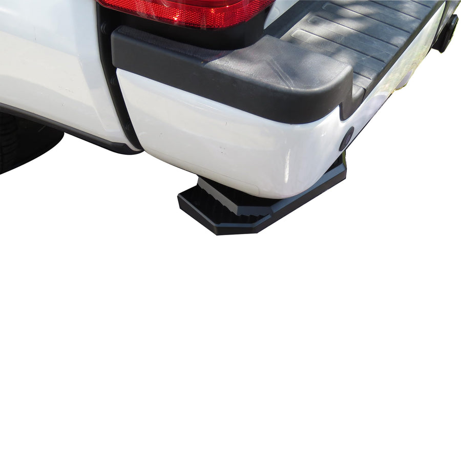 Retractable Black Horse Truck Bed Corner Step Compatible with 2017-2022 Ford F-250 Super Duty |2017-2022 Ford F-350 Super Duty -TBCFO17