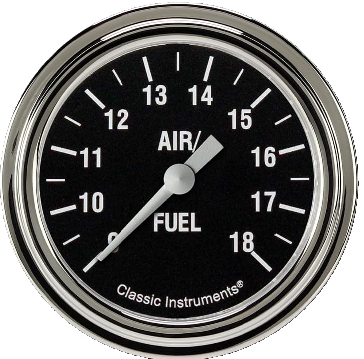 Hot Rod Classic Instruments HR394SLF 2 5/8" Air/Fuel Ratio Gauge Full Sweep