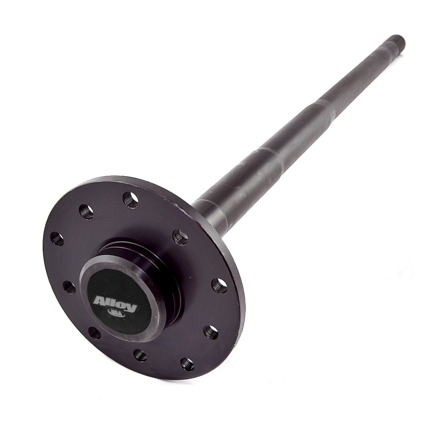 Rear Alloy USA 21204C Axle Shaft; 07-18 Jeep Wrangler JK/JKU for Dana 44, Black