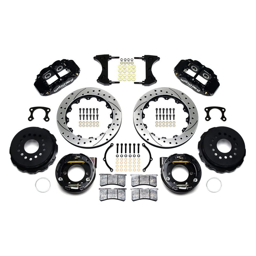 Rear P-Brk Kit, FNSL4R, 12.88", Drilled