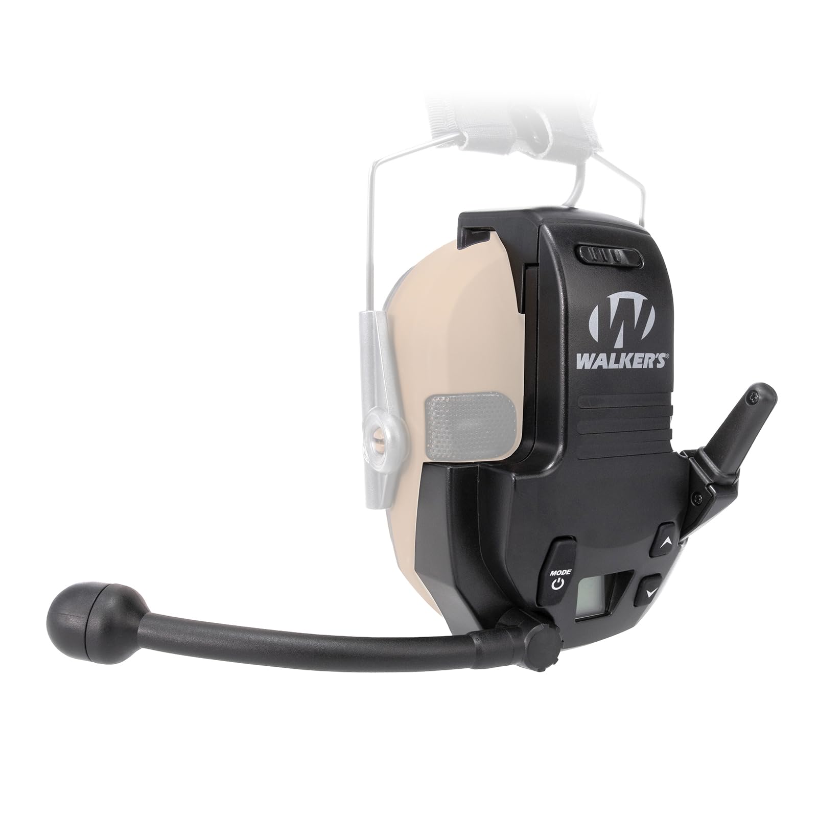 WALKER'S Walkie Talkie Attachment Razor - 22 Channels 3 Miles Range Distance Voice-Activated Handsfree Communication Device for Razor Shooting Muffs, 3 AAA Batteries Included