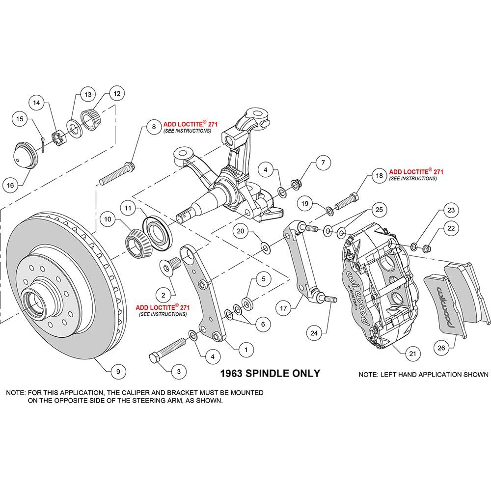 11.86" FNSL6R Rotor&Hub Front Kit,1 PC