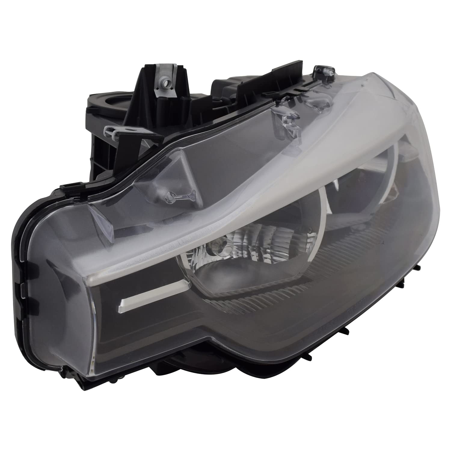 Left TYC Headlight Assembly Compatible with 2012-2015 BMW 3 Series