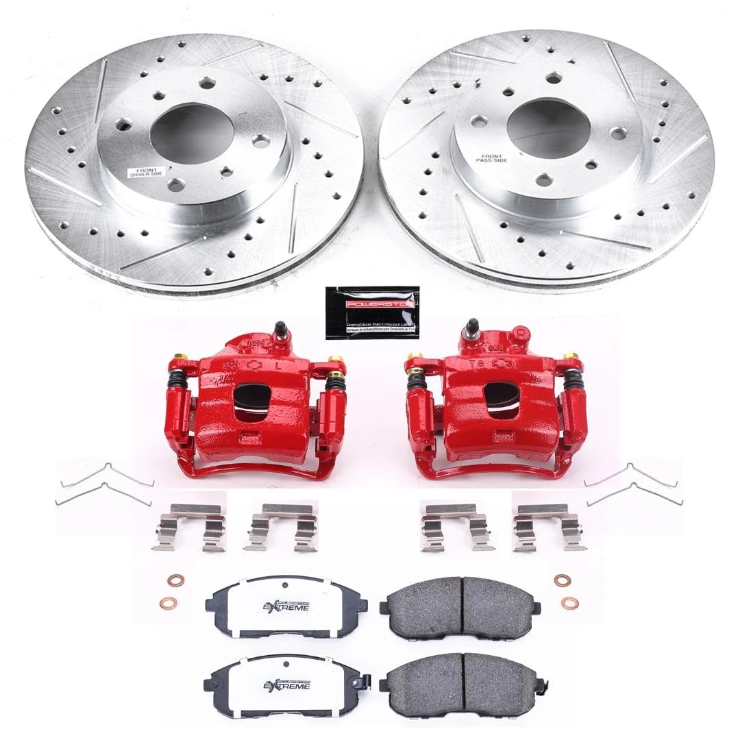Power Stop Front KC749-26 Z26 Street Warrior Brake Kit Nissan For Nissan Altima 1993-2001, Nissan Sentra 2000-2006 [Model Specific]