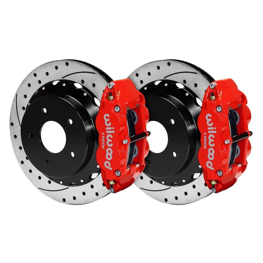 Rear FNSL4R Kit,12.88", Drilled, Red