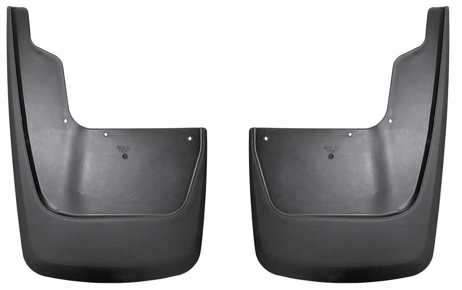 Husky Liners Mud Guards Custom | Fits 2020-2026 Chevrolet Silverado 2500/3500 HD | Front Set, 2-pc Black - 58281