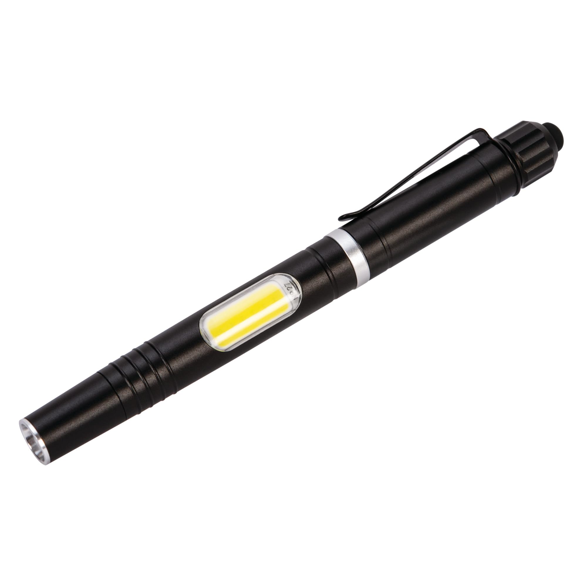W2332 Performance Tool Professional Grade LED Penlight with COB Technology Strip - Dual Output Settings, Stylus Endcap, 1AAA Battery Included