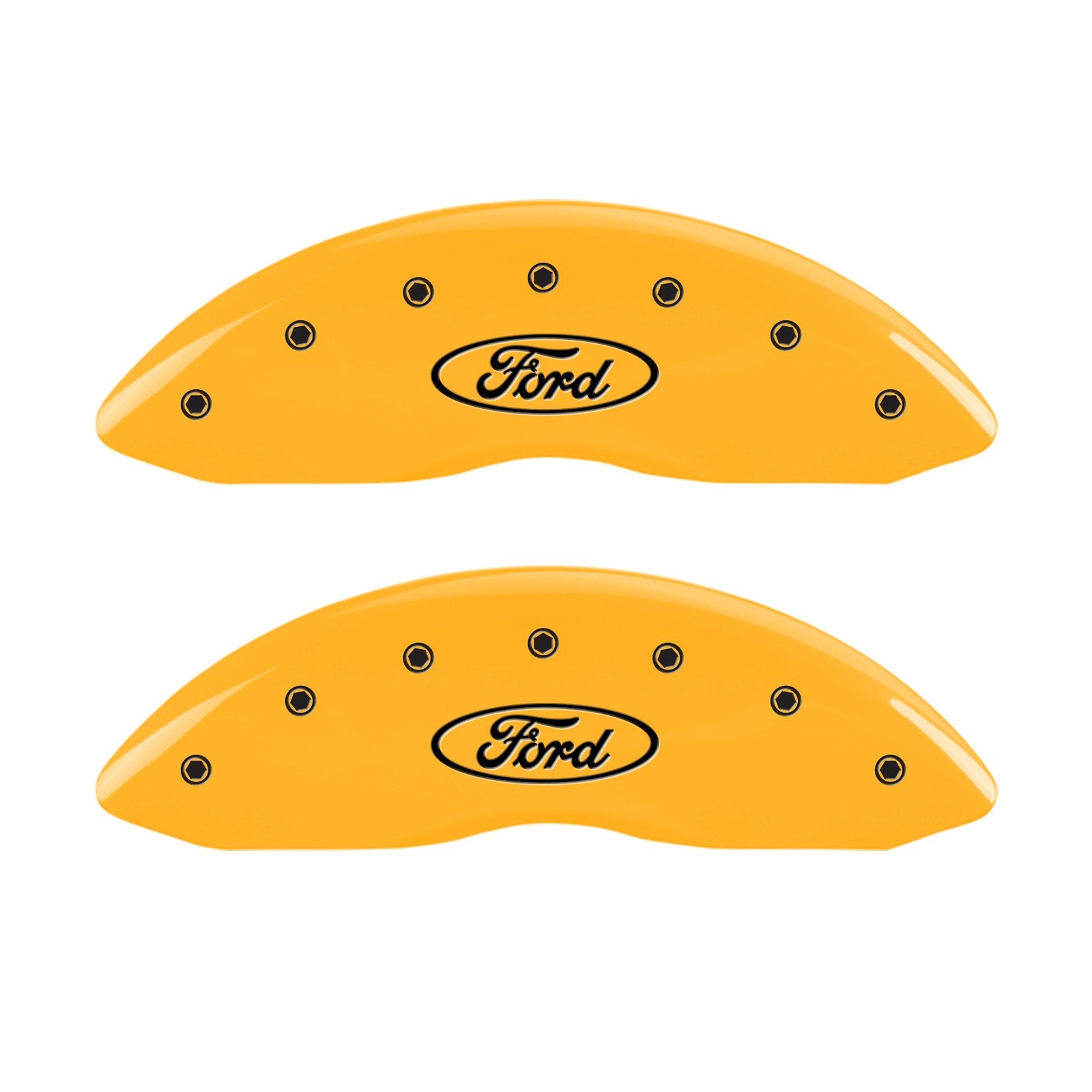 Caliper Covers MGP 10005SFRDYL, Yellow