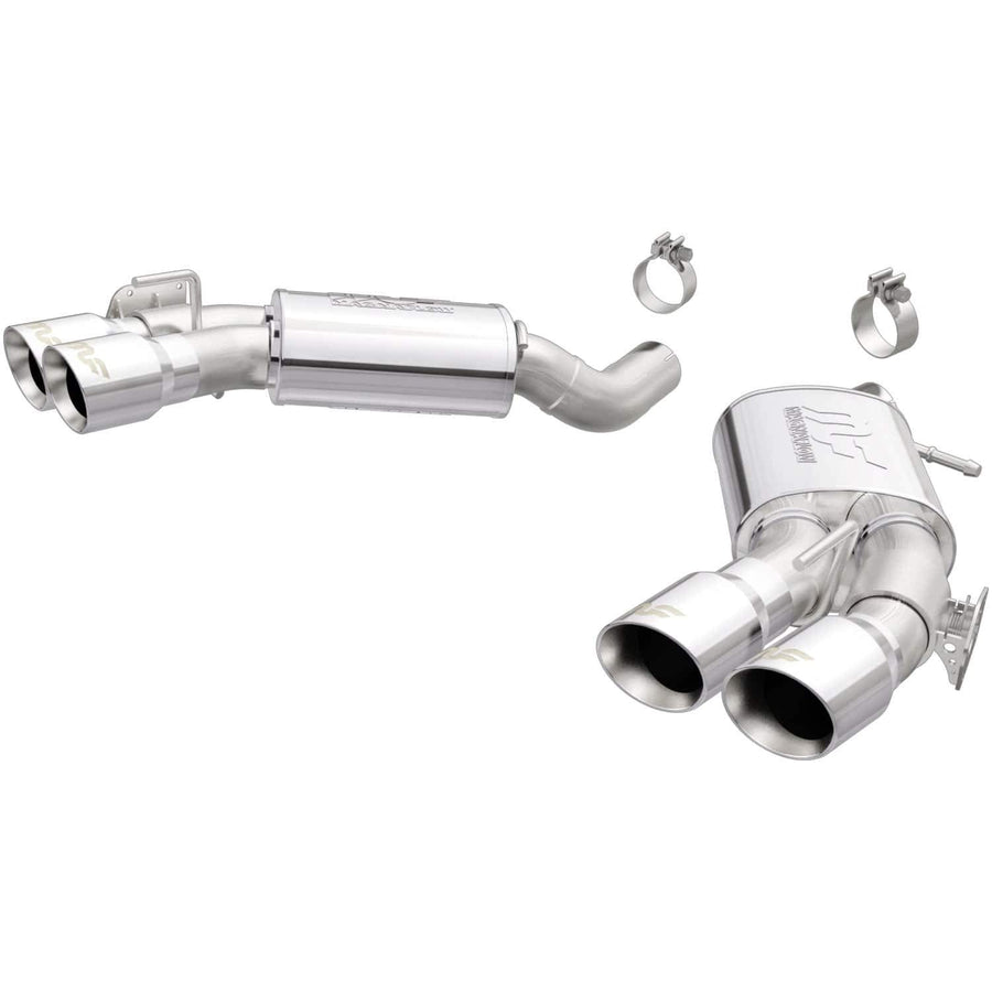 Performance Exhaust System MagnaFlow 19336: Axle-Back, Competition Series, For 2016-2024 Chevrolet Camaro 6.2L, Quad Split Rear Exit Style