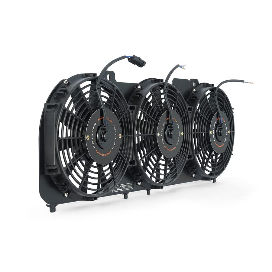 Mishimoto Aluminum Performance Fan Shroud w/Controller Compatible with Jeep Cherokee XJ 4.0L 1989-2001, Black