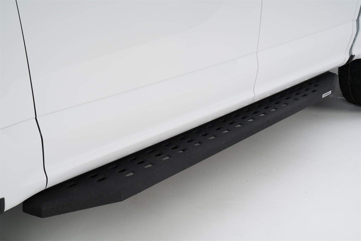RB20 Running Boards & Brackets Go Rhino | Galvanized Steel, Protective Bedliner Coating | 69412680T | Fits 2004-2014 Ford F-150 Super Cab Pickup