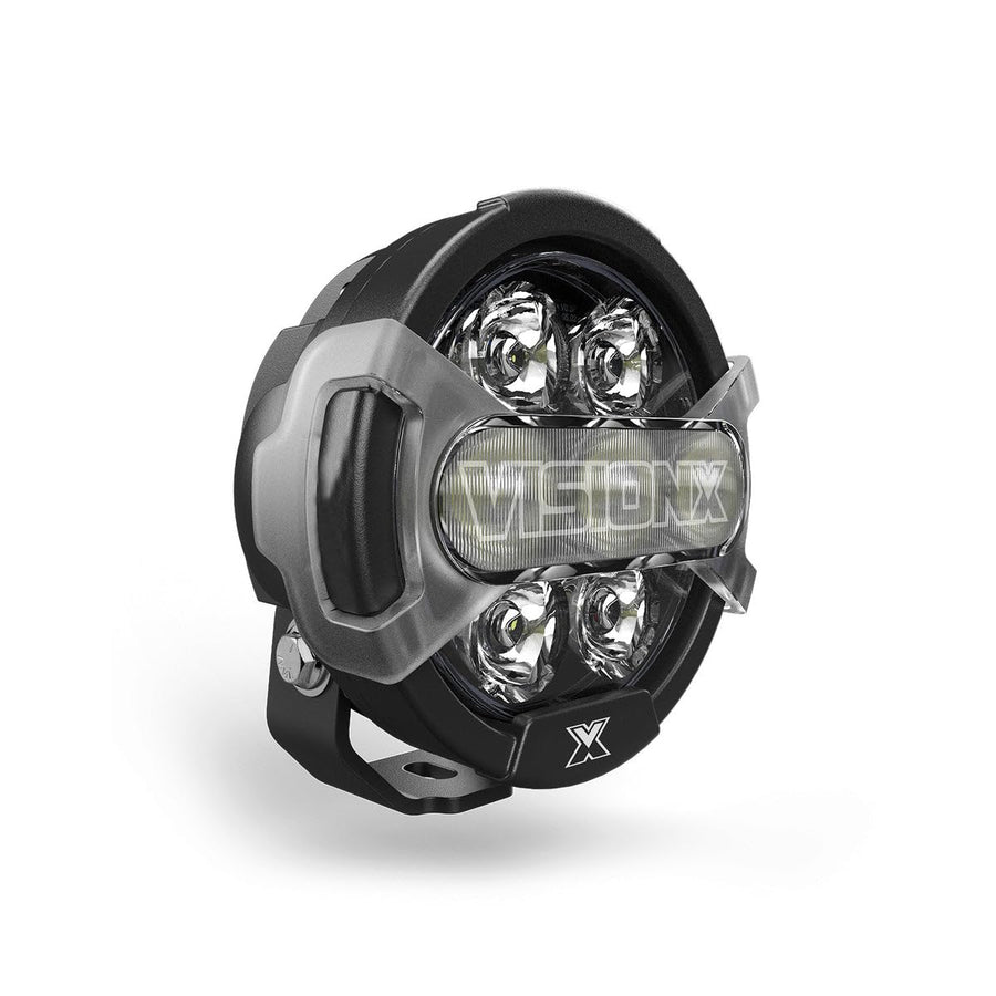 Vision X Lighting Race 7 PRO Single Cannon with X-Lens System-Clear,Amber,Yellow INCL (3-PIN W/ 5% Center DRL Circuit)