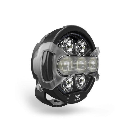 Vision X Lighting Race 7 PRO Single Cannon with X-Lens System-Clear,Amber,Yellow INCL (3-PIN W/ 5% Center DRL Circuit)