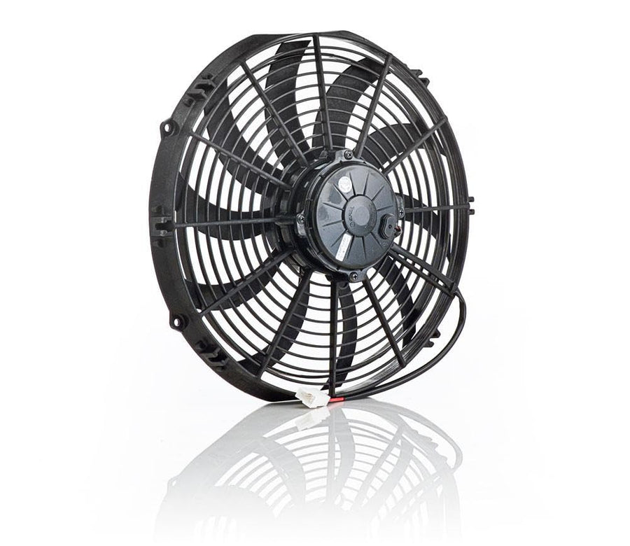 75036 Be Cool Euro-Black 12" High-Torque Electric Pusher Fan
