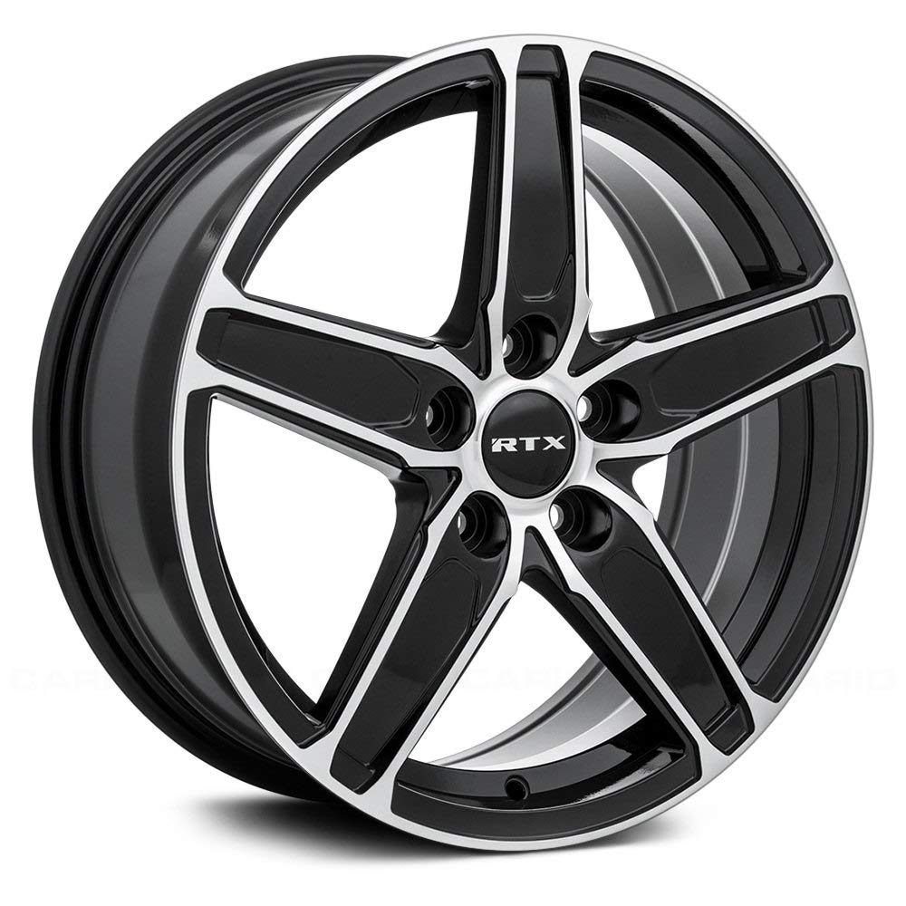 Frost RTX Machined Wheel - Black with Machined Face 18" x 8", 35 Offset, 5x120.65 Bolt Pattern, 72.6mm Hub