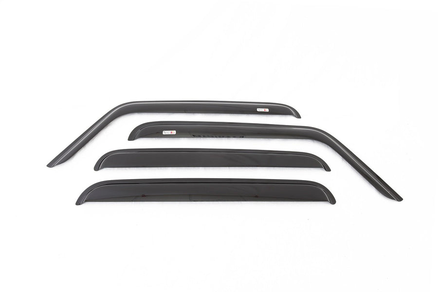 Window Rain Deflectors Rugged Ridge 11351.12; 07-18 Jeep Wrangler JKU