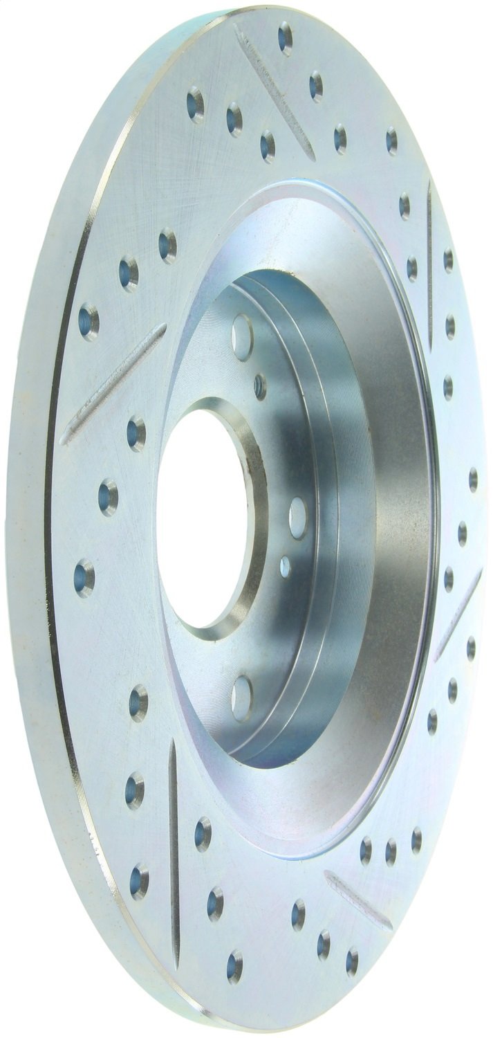 StopTech Select Sport 227.40050R Rear Right Drilled/Slotted Disc Brake Rotor - Fits 2000-2009 Honda S2000 Vehicles