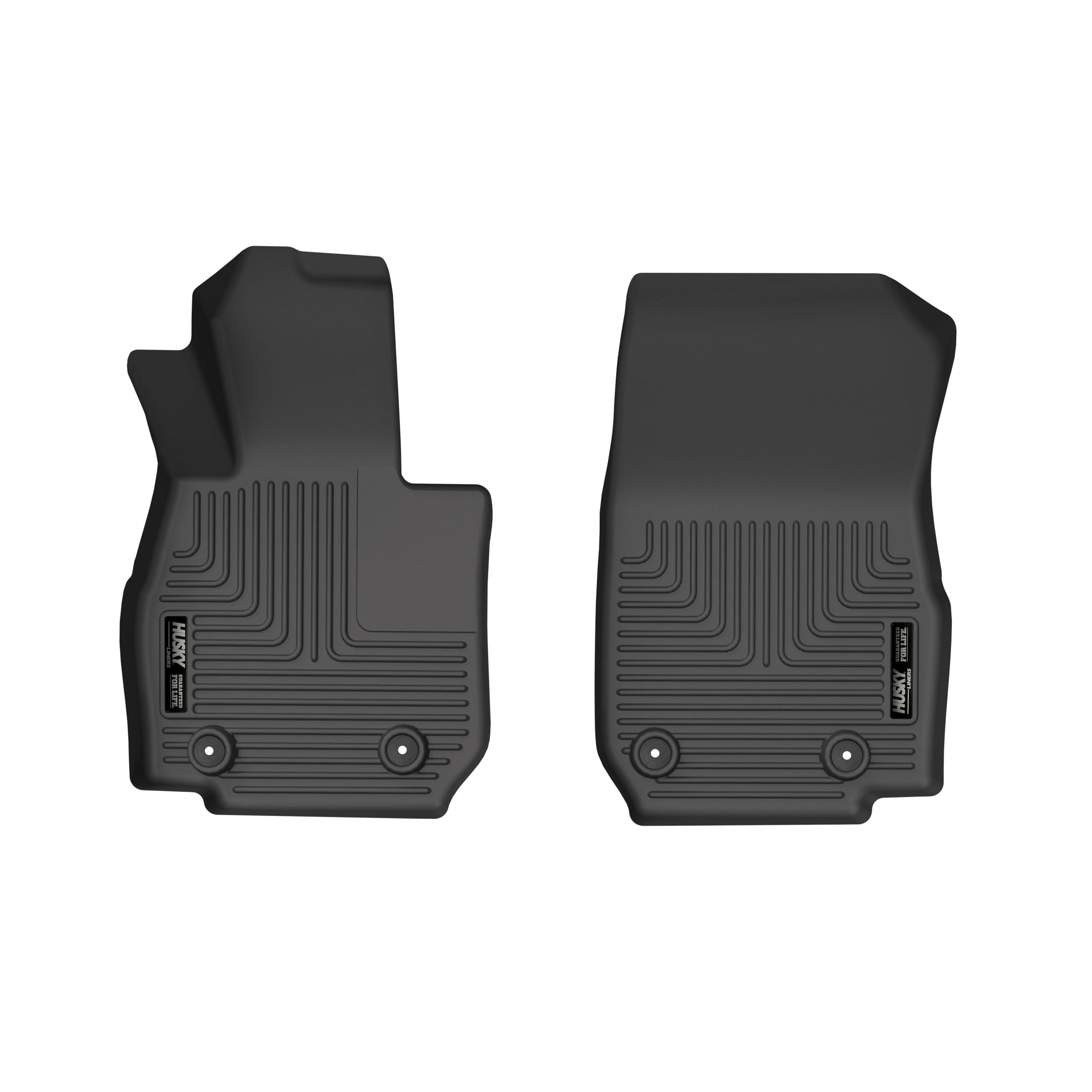 Husky Liners Floor Mats X-act Contour | Fits 2020-2021 Mazda CX-3 | Front Row, 2-pc Black - 51721