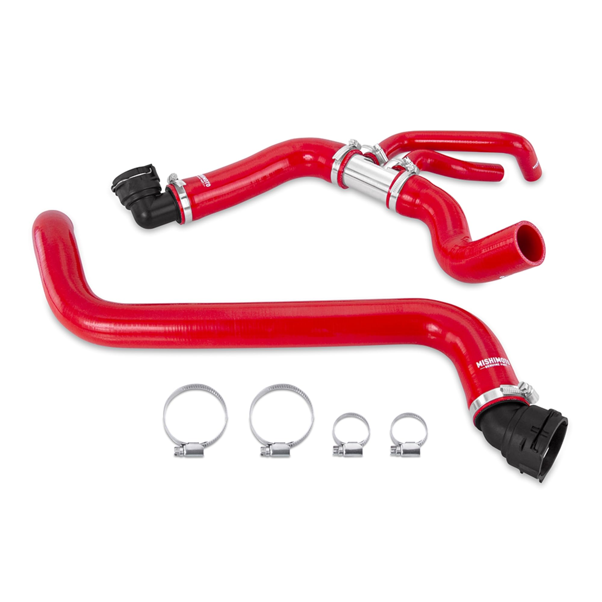 Mishimoto Silicone Hose Kit MMHOSE-F50-18RD, Compatible with Ford F-150 5.0L V8, 2018-202, Red