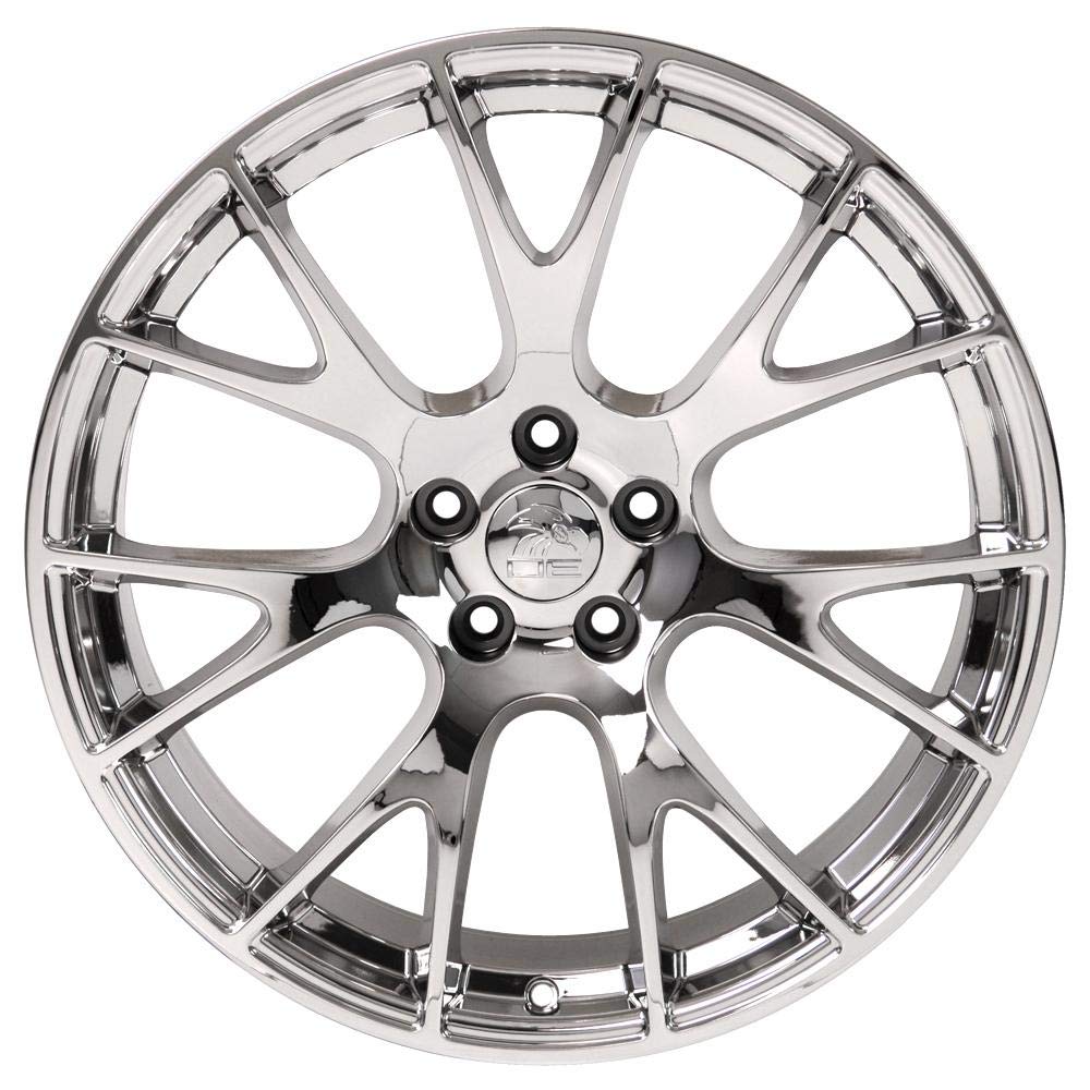 20" Replica Wheel OE Wheels DG15-20090-5115-18C Fits Dodge Hellcat Rim 20x9 Chrome Wheel