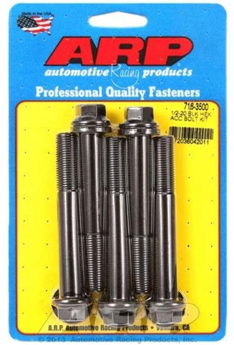 Hex ARP (716-3500) Oxide Bolt, Black