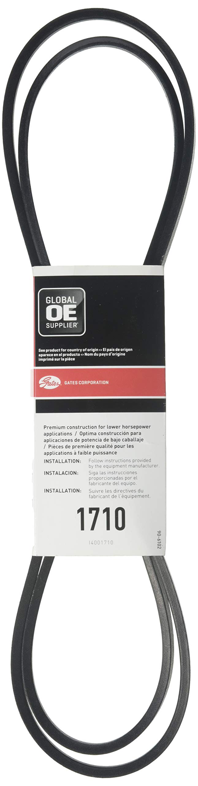 Gates Truflex 1710 Fhp Low Horse Power V Belt
