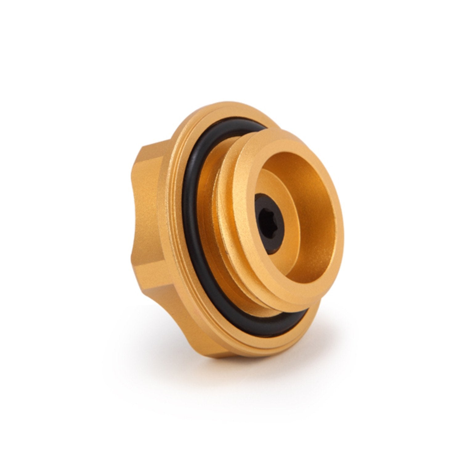 Mishimoto Oil Filler Cap MMOFC-SUB-GD Fits Subaru Gold
