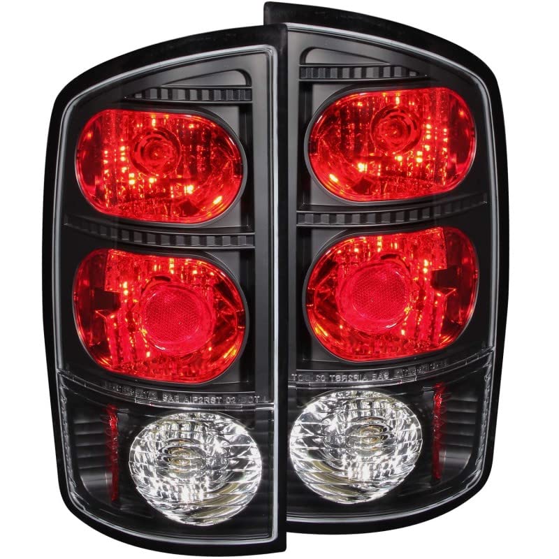 Black Euro Tail Light Set-Clear Lens ANZO USA 211045