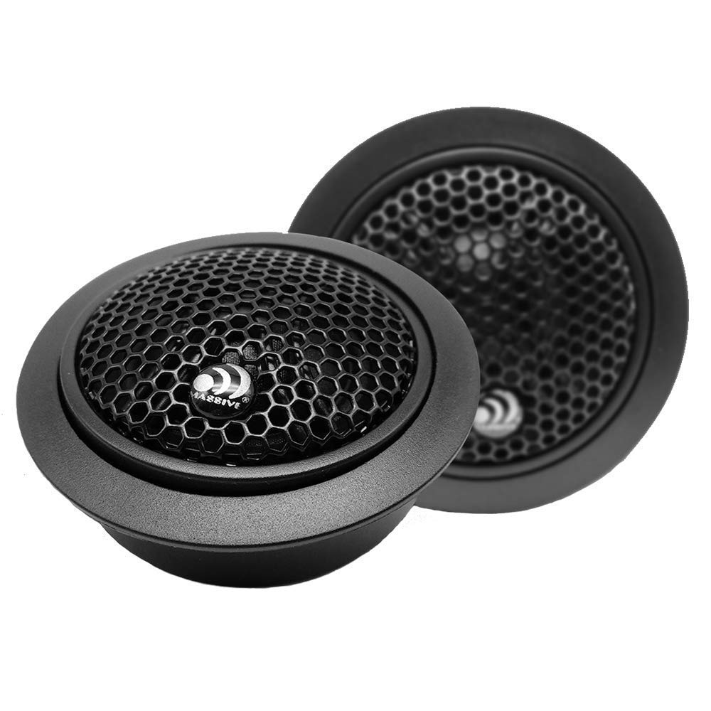 6.5" Massive Audio FC6.3 | 3-Way Component Speaker Kit – 150W RMS / 300W Peak, 4 Ohm Car Audio System with Tweeters & Crossovers – High-Performance Sound Upgrade