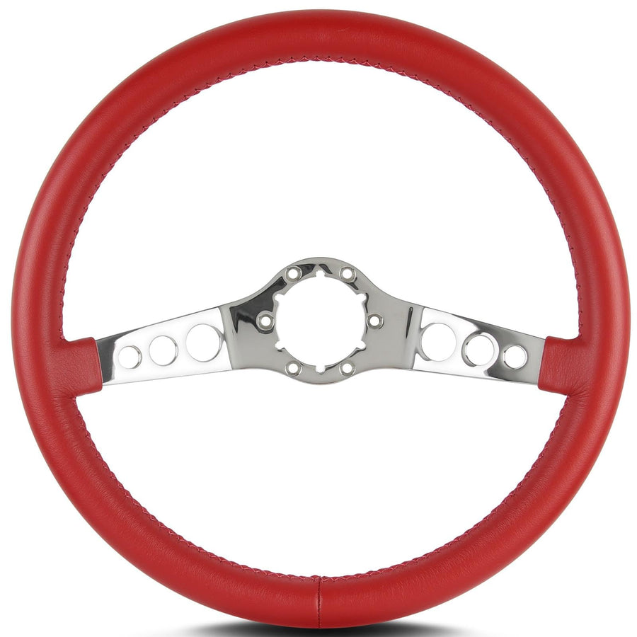 Polished Lecarra 63512 Ss 14" Standard Grip Bright Red