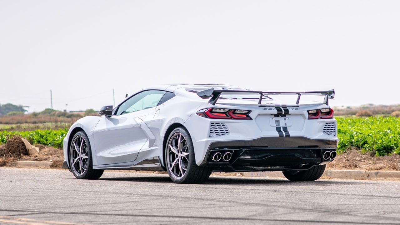 Borla 6.2L 2020 Chevrolet Corvette C8 ATAK Exhaust System Dual Round A/C Tips 4inx 4.75in - 140839