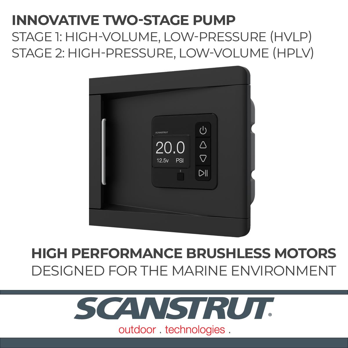 Atmos Scanstrut SC-AOB-A2 12V Integrated Air Station with Brushless Technology