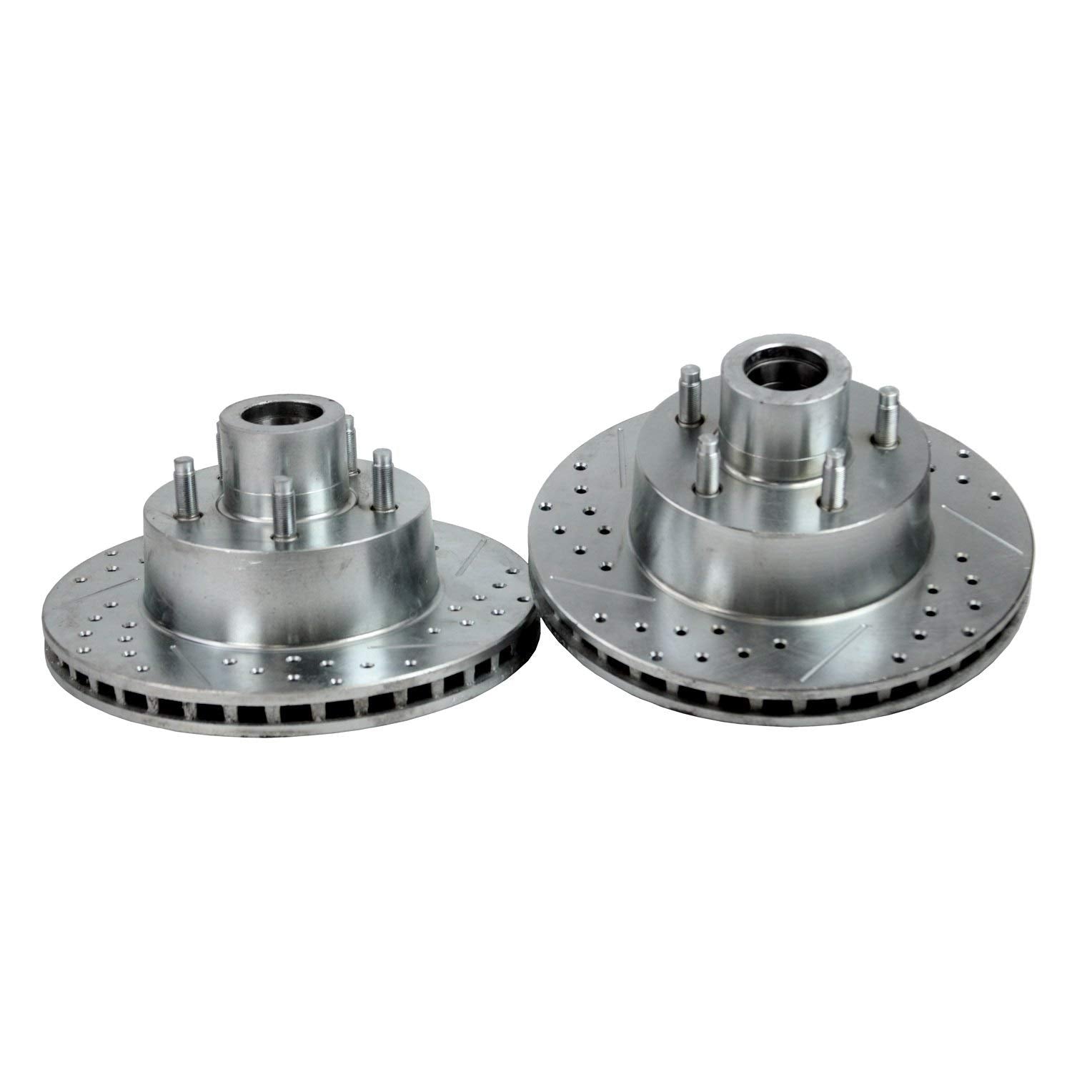 Front Brake Rotor 5 Lug Integral Hub Sport Rotors