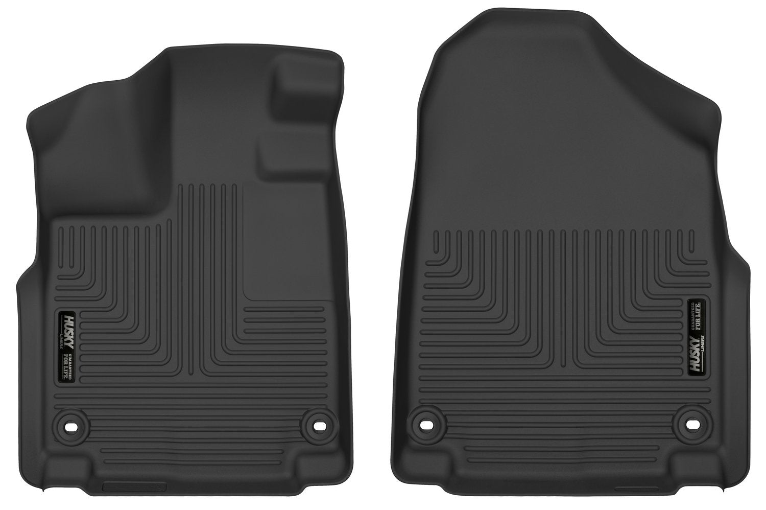Husky Liners Floor Mats X-act Contour | Fits 2018-2025 Honda Odyssey | Front Row, 2-pc Black - 52971