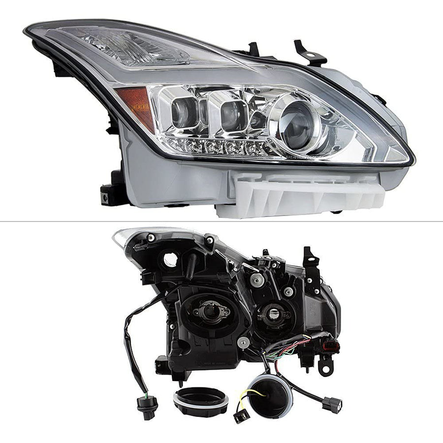 Projector Headlight Xtune PRO-JH-IG3708-2D-LB-C, 1 Pack, Clear, 9039355