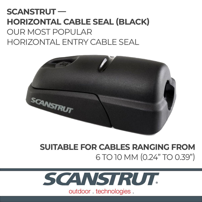 Scanstrut Horizontal Cable Seal DS-H10-BLK for Cables from 6-10mm - Black