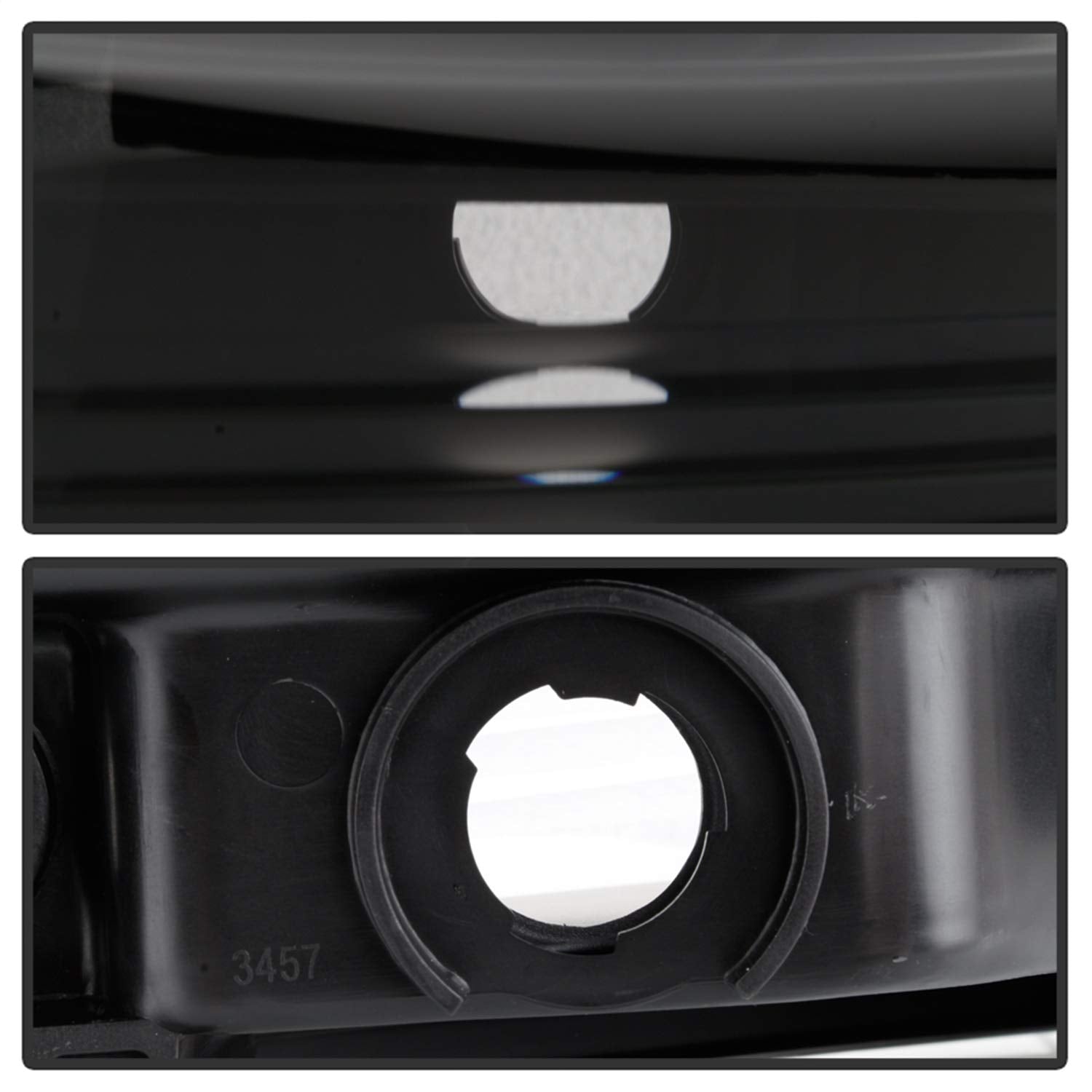 Spyder Auto 5086600 Dodge Durango 2004 - 2006 Projector Headlights - Low Beam-H7(Included) ; High Beam-H7(Included) ; Signal-3557(Included) - Black