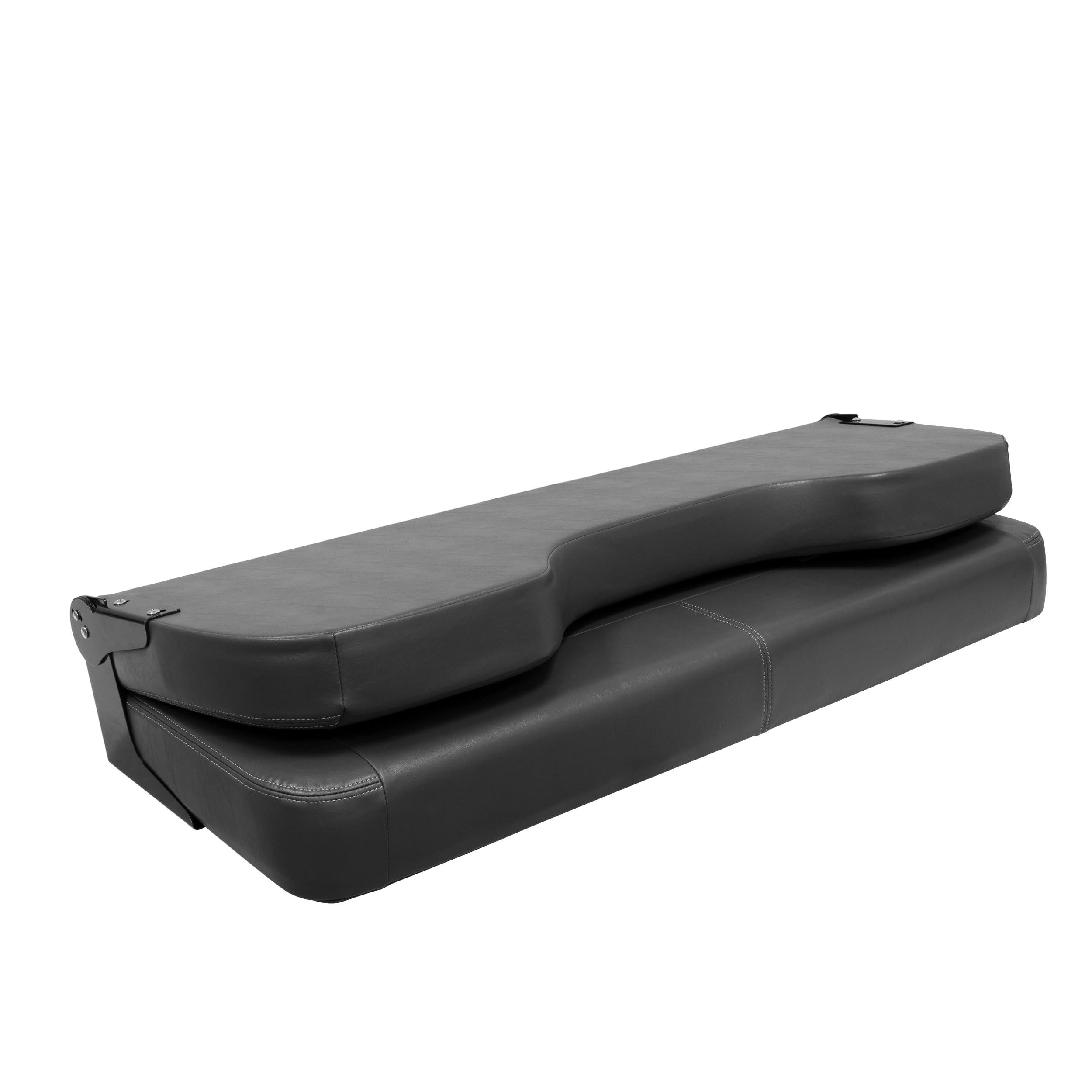 Pro Angler Wise 3348-860 Bass Boat Tour Series 48" Fold Down Bench Seat, Charcoal/Black/Marble