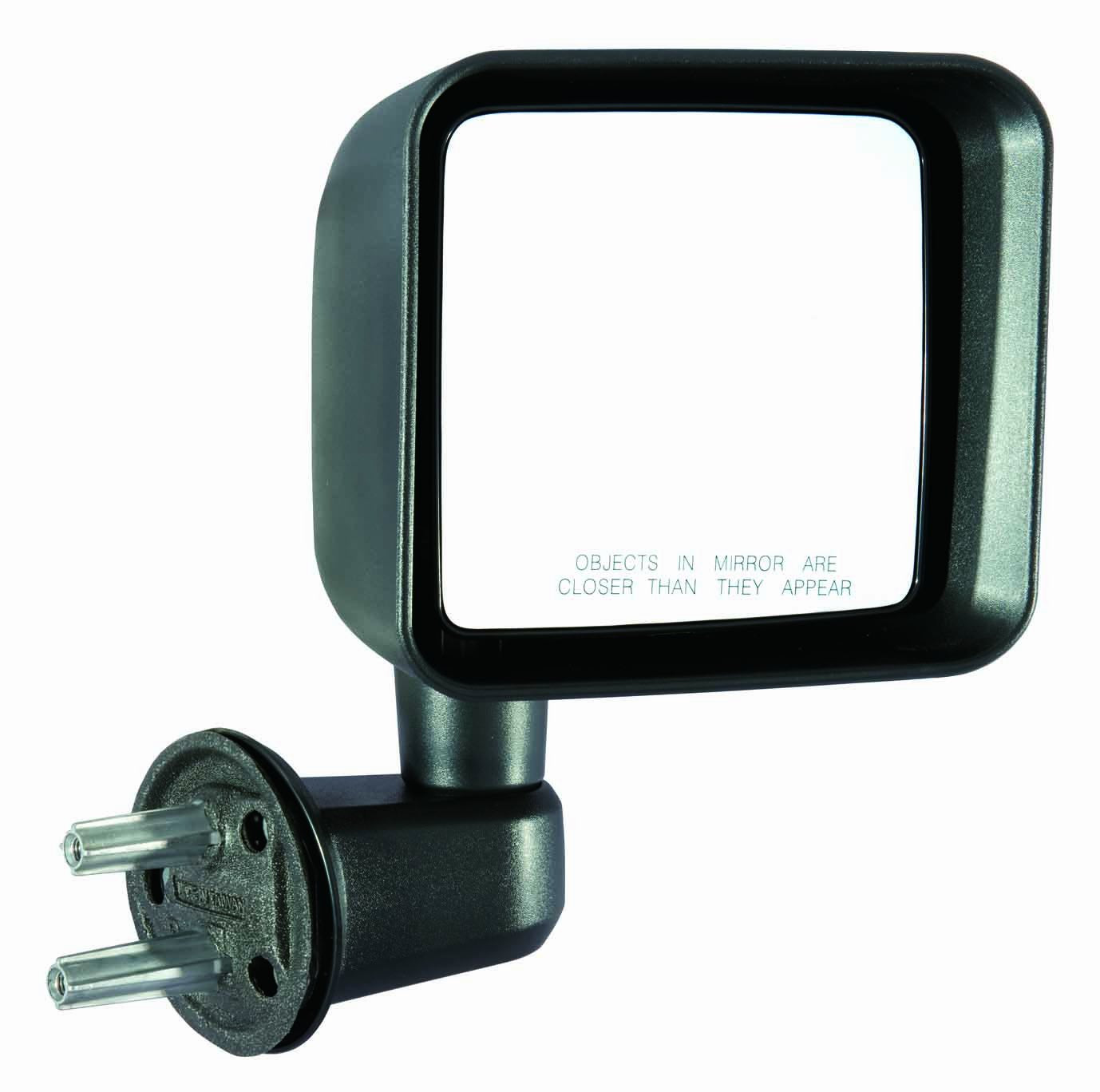 Jeep Wrangler Passenger Side Textured Manual Mirror DEPO 333-5409R3MF