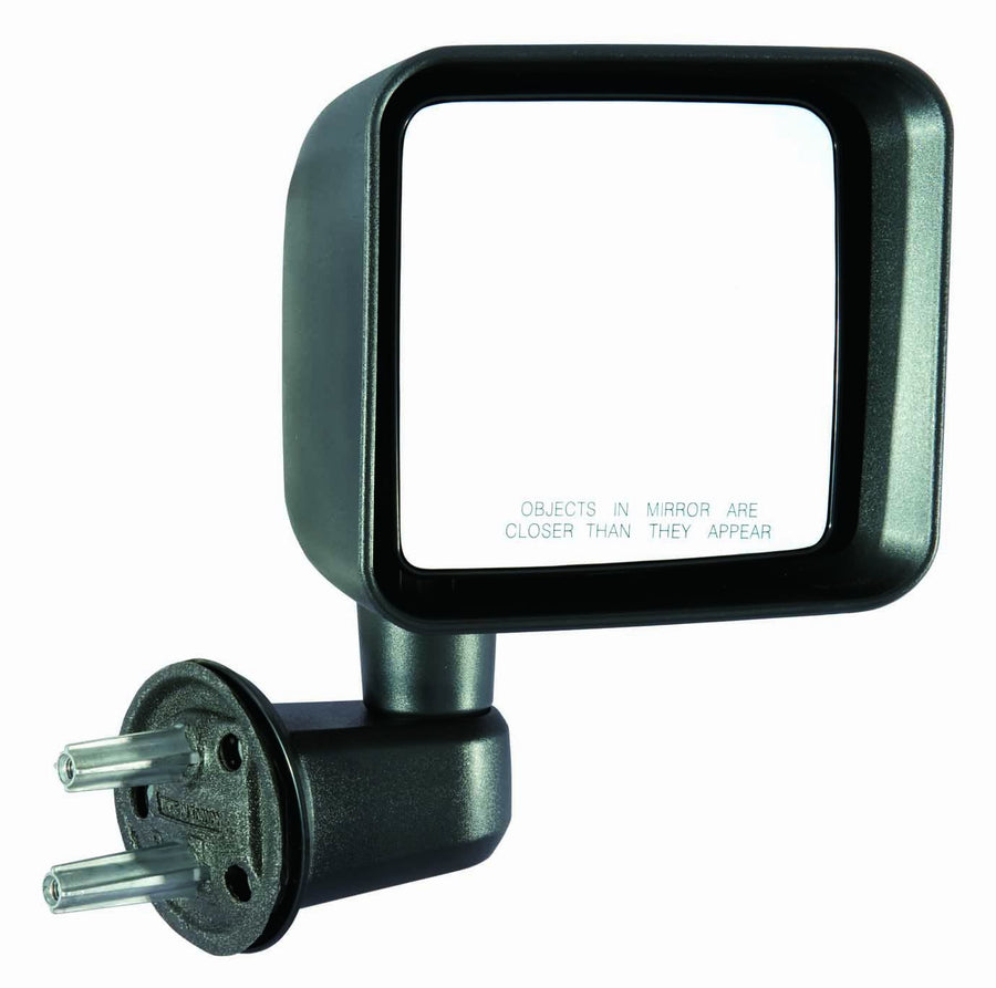 Jeep Wrangler Passenger Side Textured Manual Mirror DEPO 333-5409R3MF