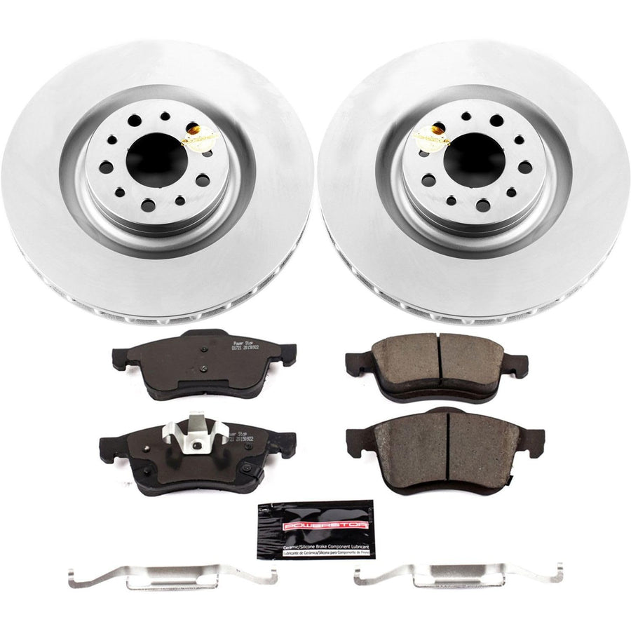 Power Stop Z23 Evolution CRK6840 Front Sport Geomet Coated Brake Kit For Fiat 500L 2014-2020 [Model Specific]