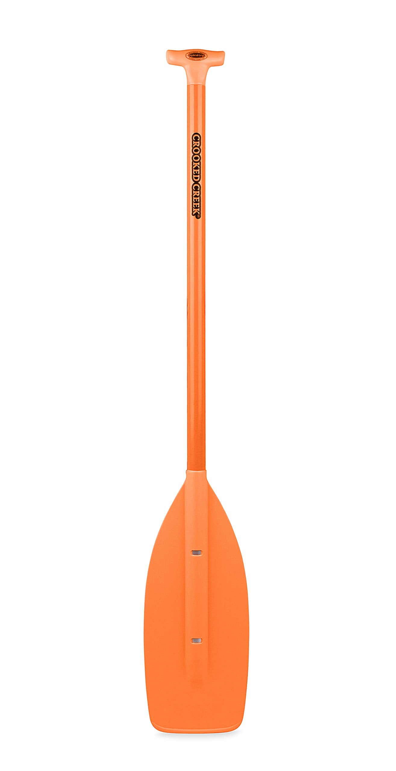 4-foot Crooked Creek Synthetic Boat Paddle, Orange - Features a Hybrid Grip for Full Palm Support and More Natural Motion (50457)
