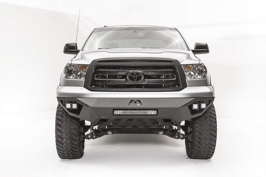 Vengeance Fab Fours 07-13 Tundra Front Bumper Matte Black Powdercoat