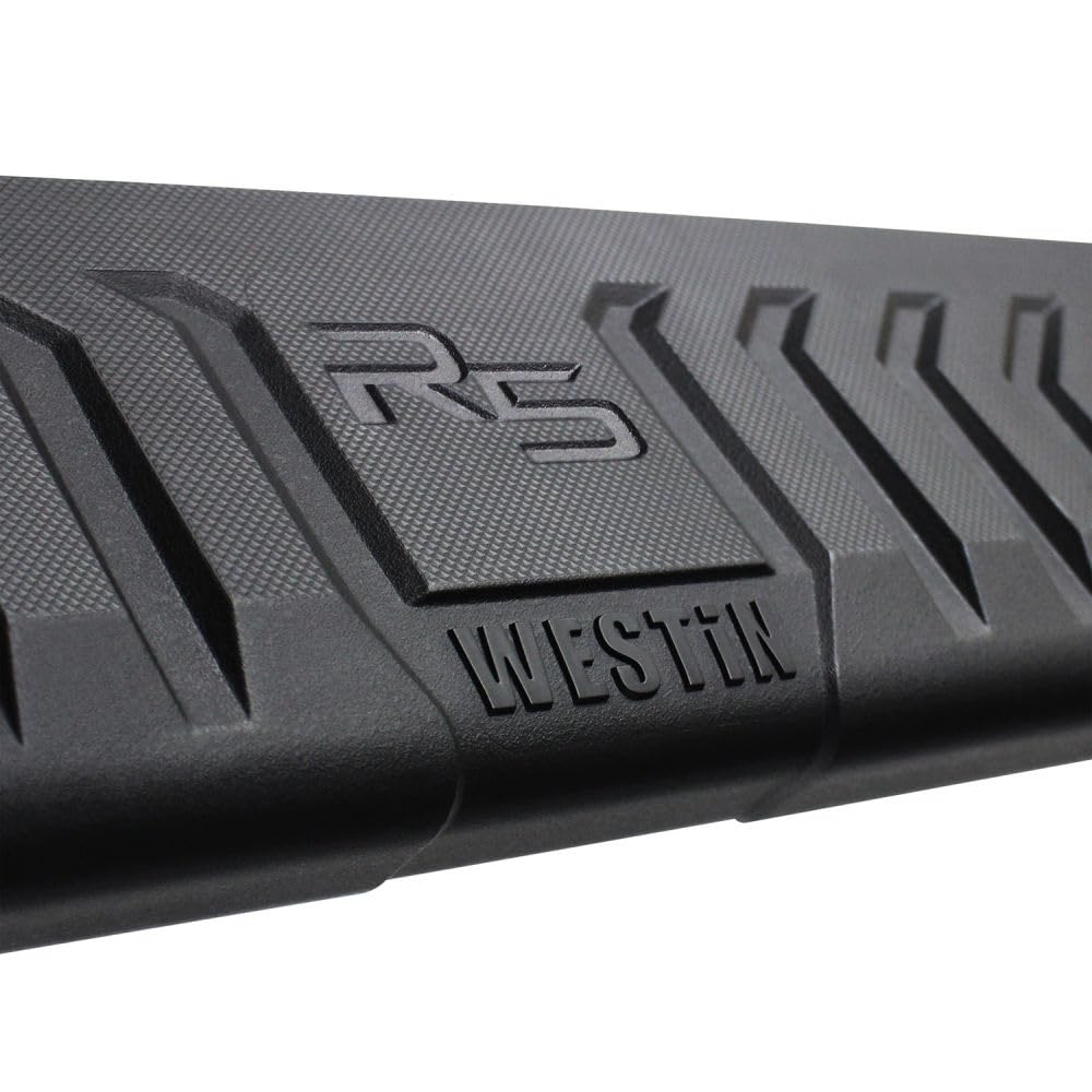 28-534315 Westin R5 Wheel to Wheel Modular Nerf Bars fits 2009-2018 Ram 1500 Quad Cab 6'5" Bed Crew Cab 5'5" Bed 2019-2024 Ram 1500 Classic Quad Cab 6'5" Bed Crew Cab 5'5" Bed Black Pair