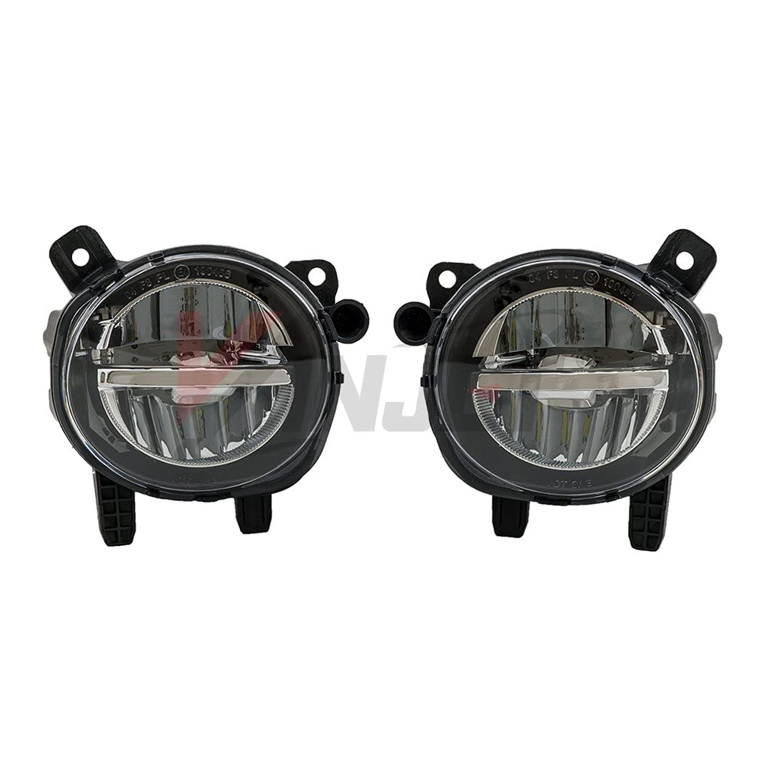 Winjet Driving LED Fog Lights Compatible with [BMW 2/3/4 Series 320i 328i 335i 340i 428i 430i 435i 440i]