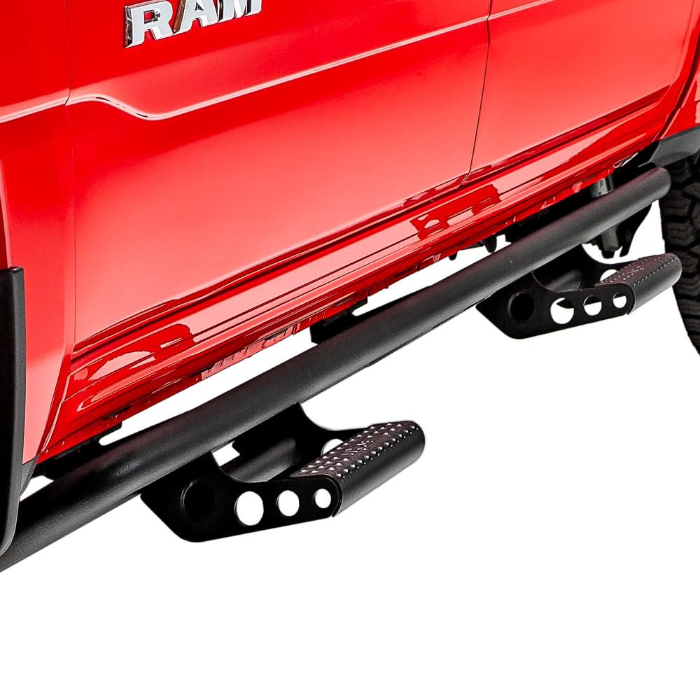 Cab Length N-Fab RKR Step System : Textured Black - F174RKRCCS4