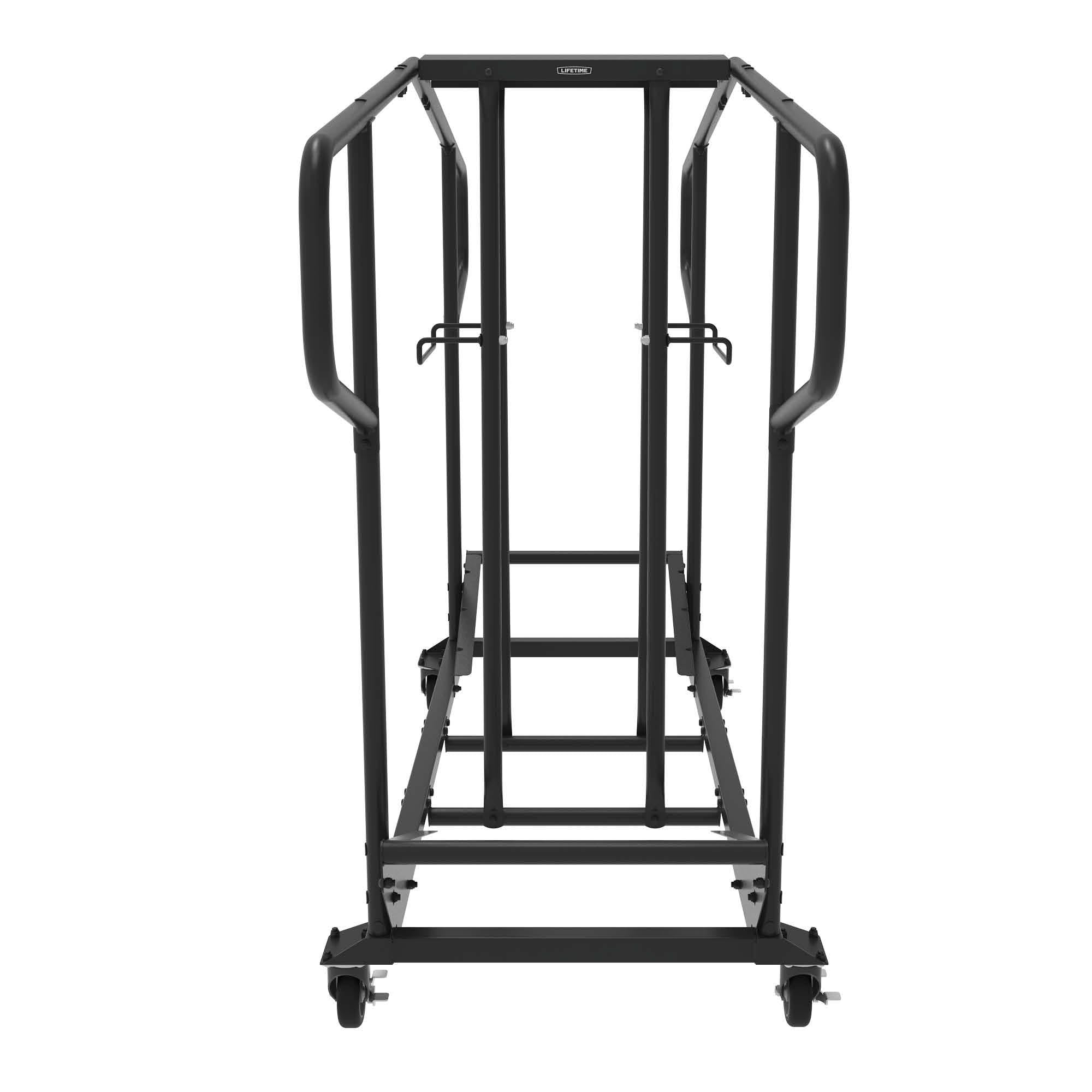 Black Lifetime Chair Cart, Steel
