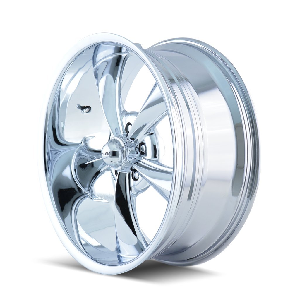 Grey Ridler Style 695 W/MACHINED Lip Wheel (17 x 7. inches /5 x 120 mm, 0 mm Offset)