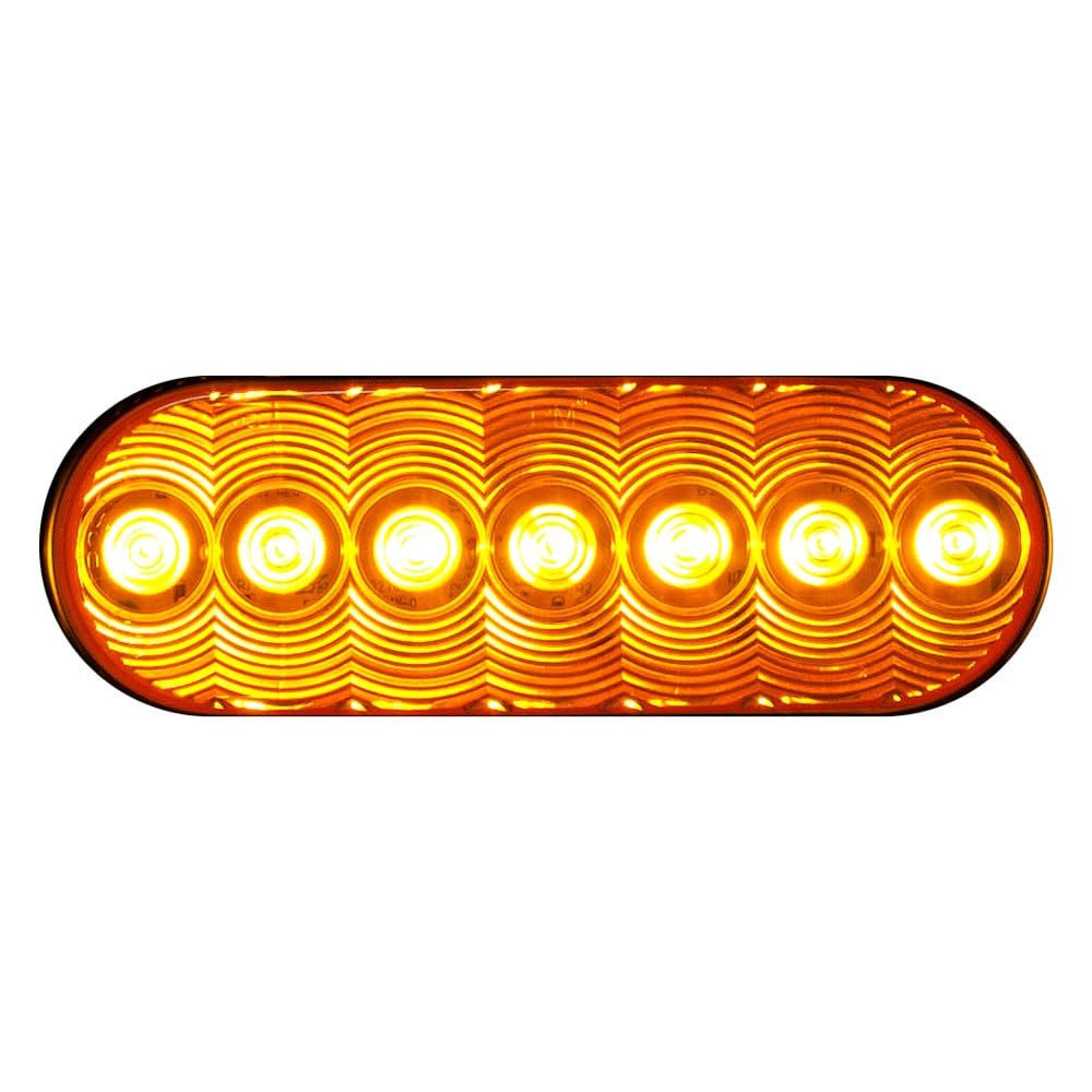 Peterson Manufacturing 821A-7 LED (7 Diode Fp/T Oval Pl3 Housing Groom Mount 6.5"X2.25), 1 Pack